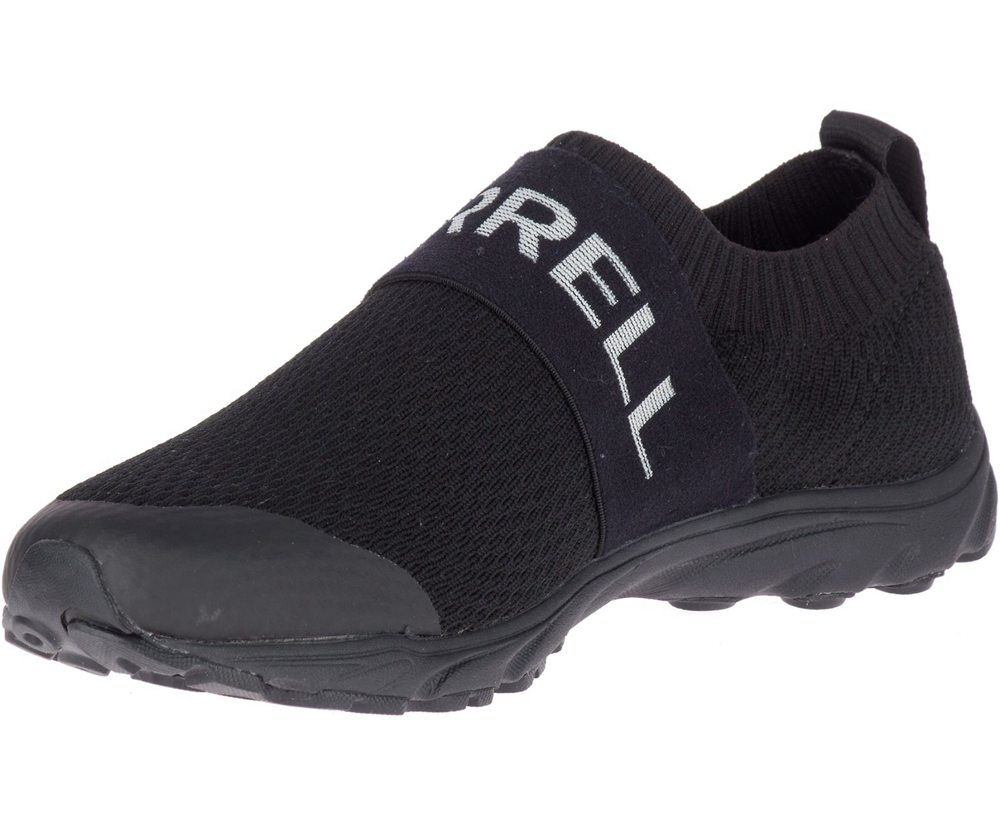 Merrell Slip Ons Damskie Czarne - Riveter Laceless - 894615-JGK